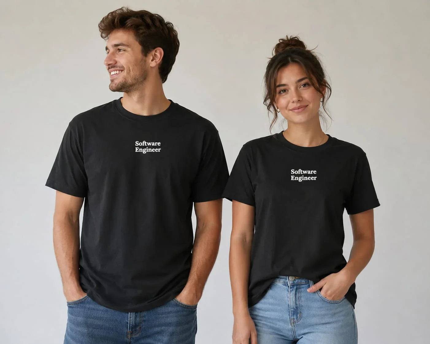 Premium Black Dropshoulder T-Shirt